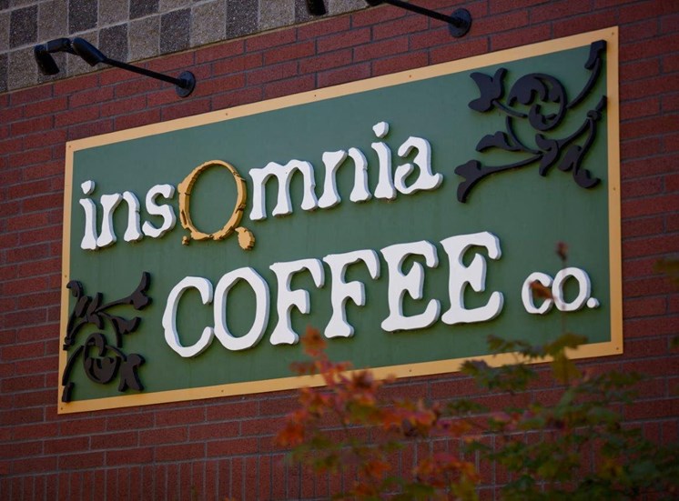 coffee sign at Lionsgate South, Hillsboro, OR